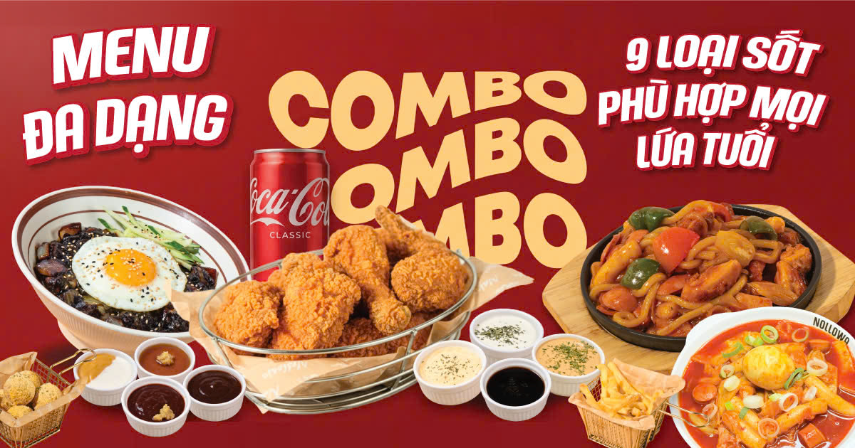 Nollowa Chicken – Gà Rán Hàn Quốc Chuẩn Vị Tại Hà Nội